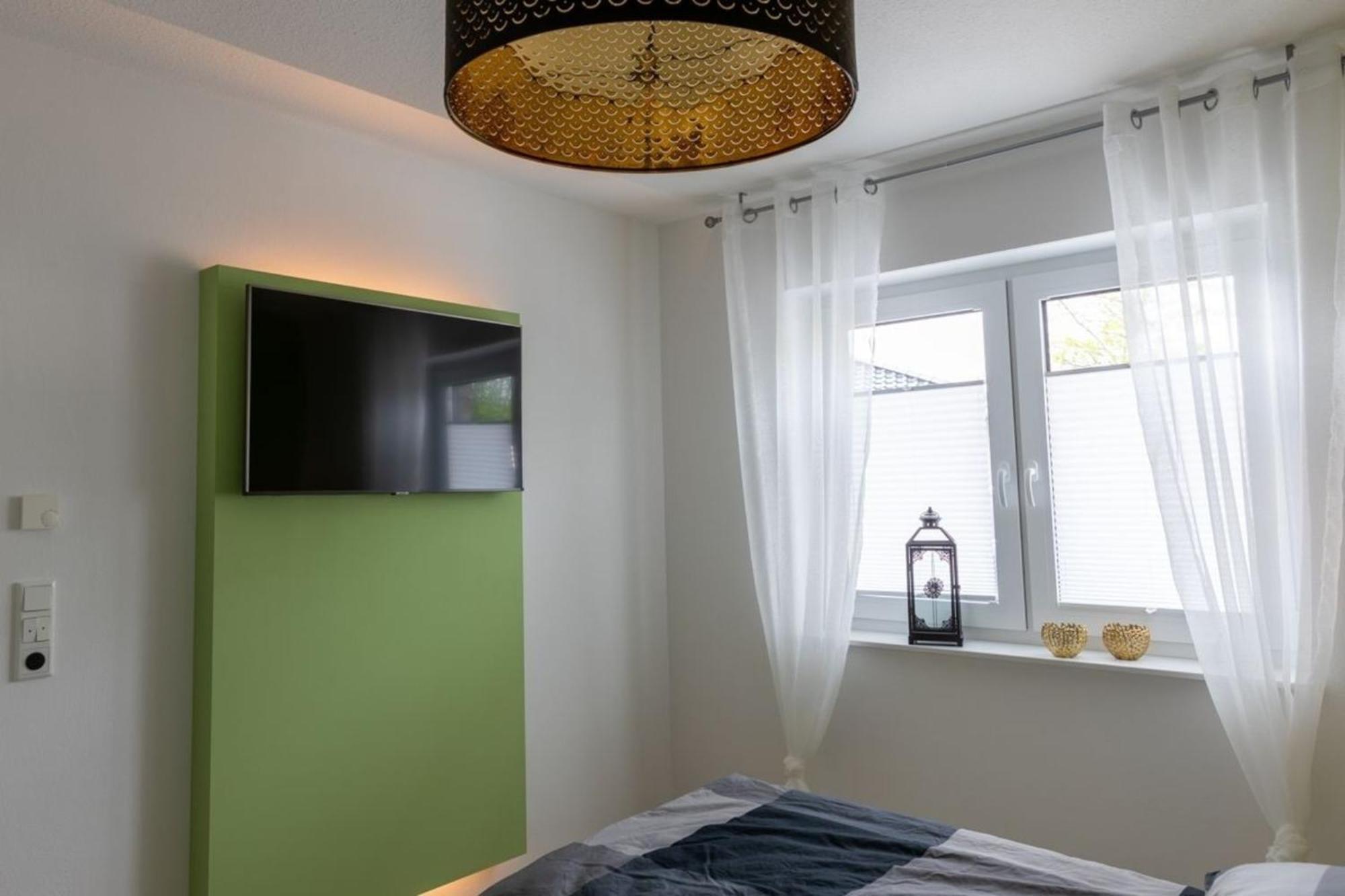 Ferienwohnung Sonnenstrahl Am Harkebruegger See Mit Sauna Barssel  Exteriör bild