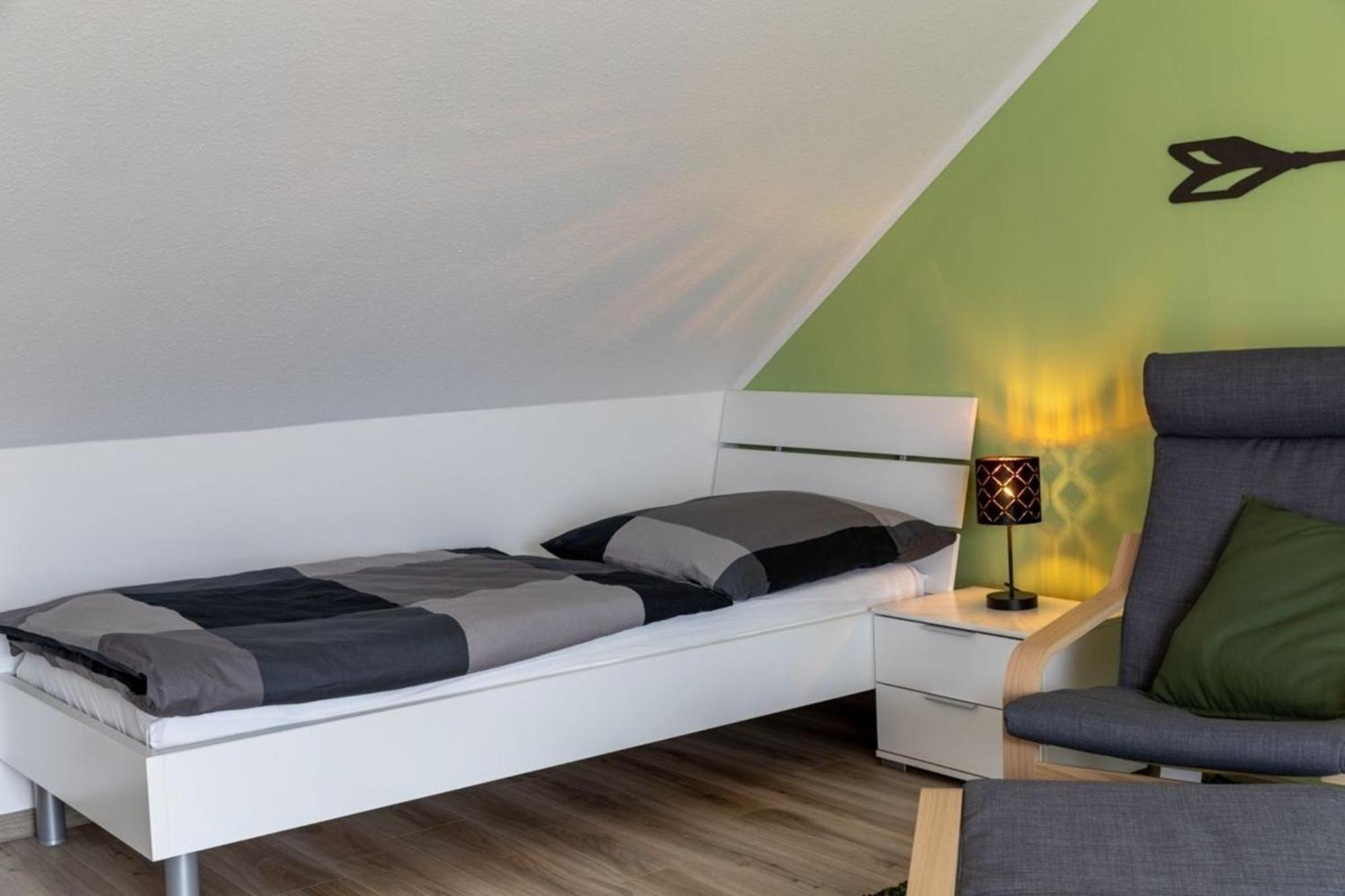 Ferienwohnung Sonnenstrahl Am Harkebruegger See Mit Sauna Barssel  Exteriör bild